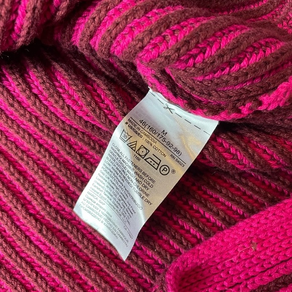 Women's Pink Sweater with Button Detail - Picture 3 of 5